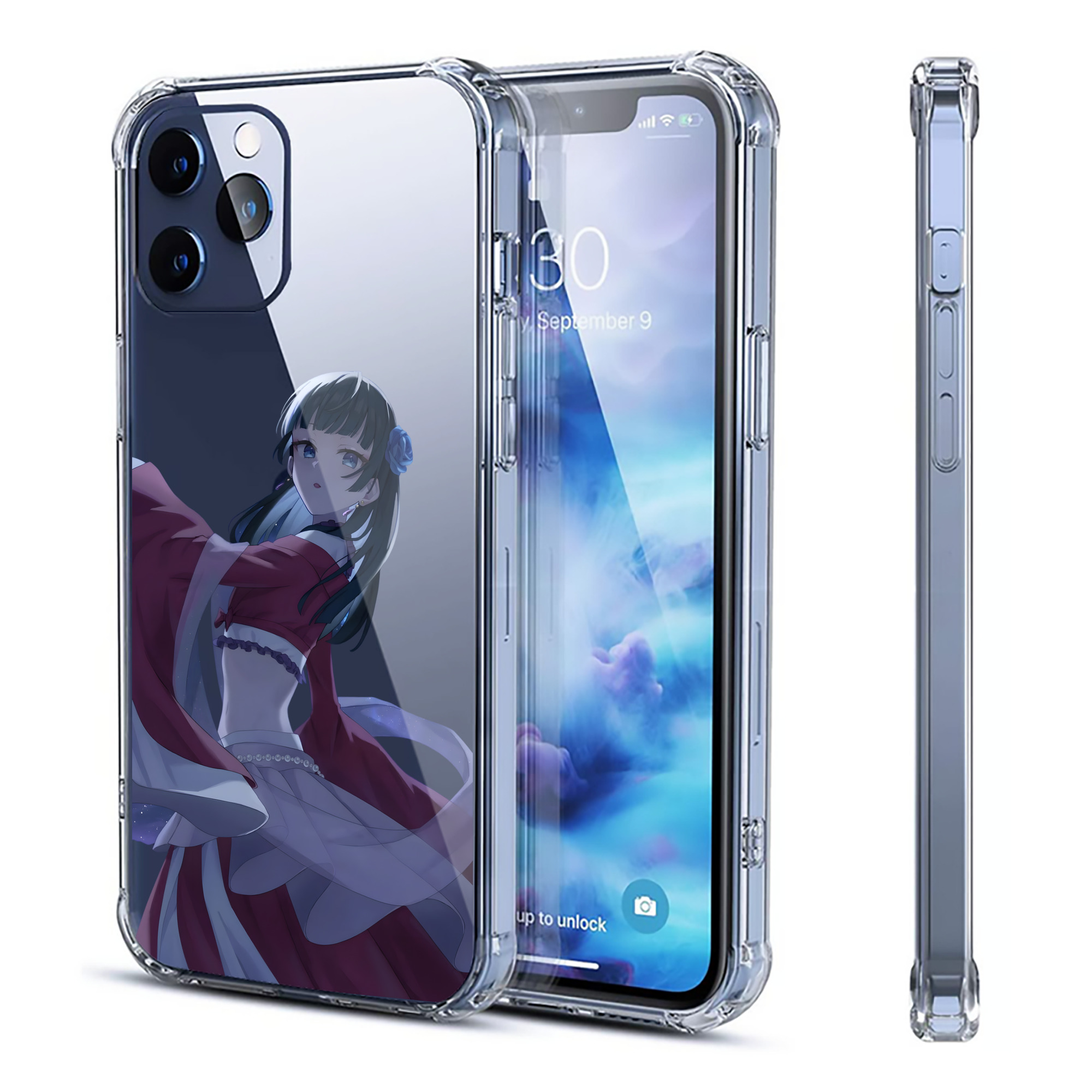 （画像用） 薬屋のひとりごと The Apothecary Diaries 【iPhone 12シリーズ対応】透明スマホケース（クリアソフトケース）